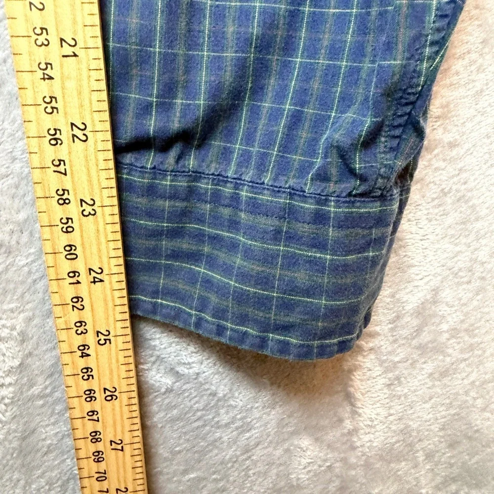 Polo Ralph Lauren Shirt Mens XXL Blue Pony Marlowe Plaid Button Down Long Sleeve